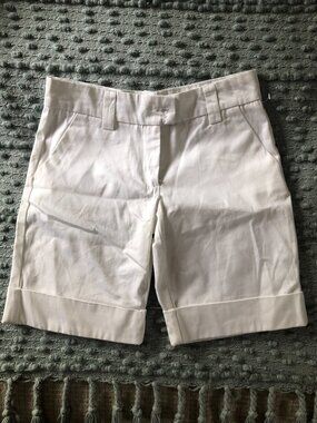 The Limited White Cuffed Shorts -  Sz 4